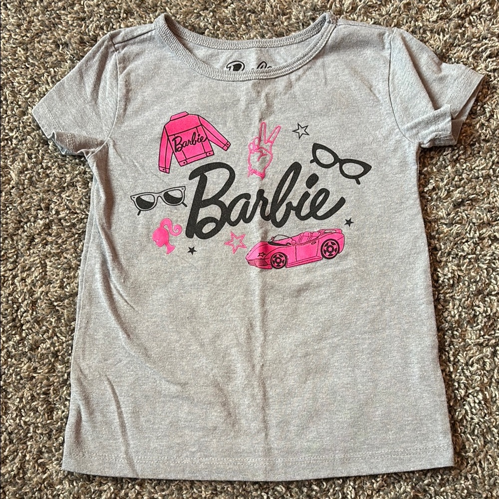 Barbie Gray and Pink T-Shirt